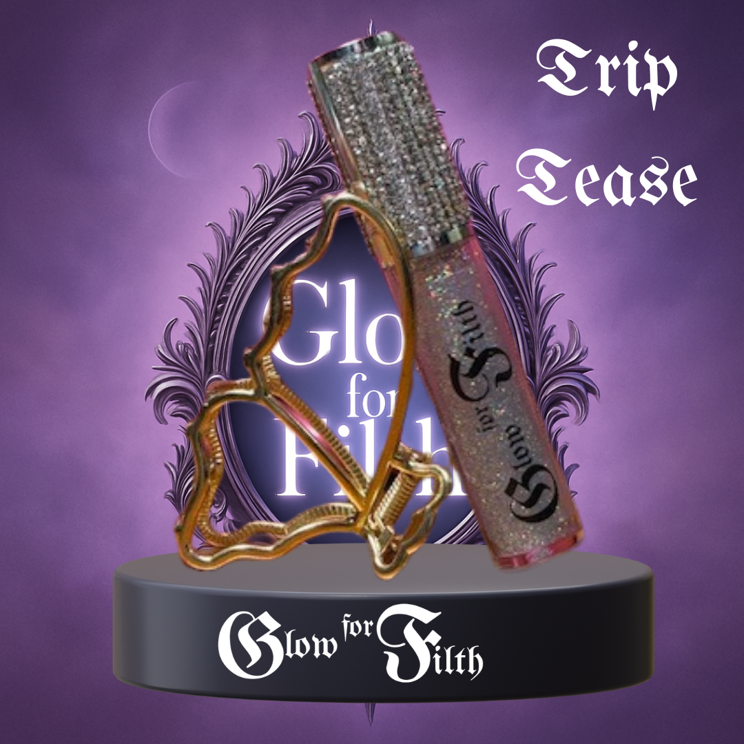 TRIPTEASE - High-Shine Holographic Glitter Gloss by Glow for Filth