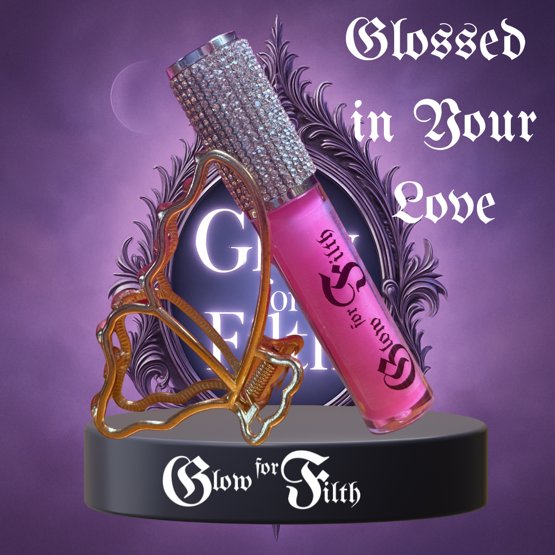 GLOSSED IN YOUR LOVE - Bubblegum Fantasy. Gloss Game Fatal - Bonus Lip Gloss by Glow for Filth