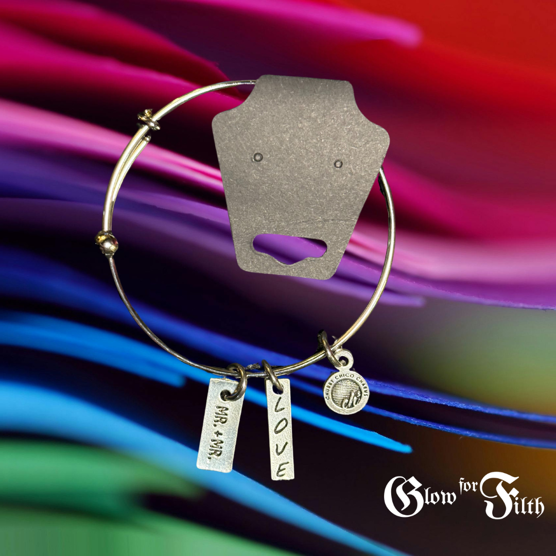 Mr. + Mr. LOVE Charm Bracelet – LGBTQ+ Handmade Pride Bangle