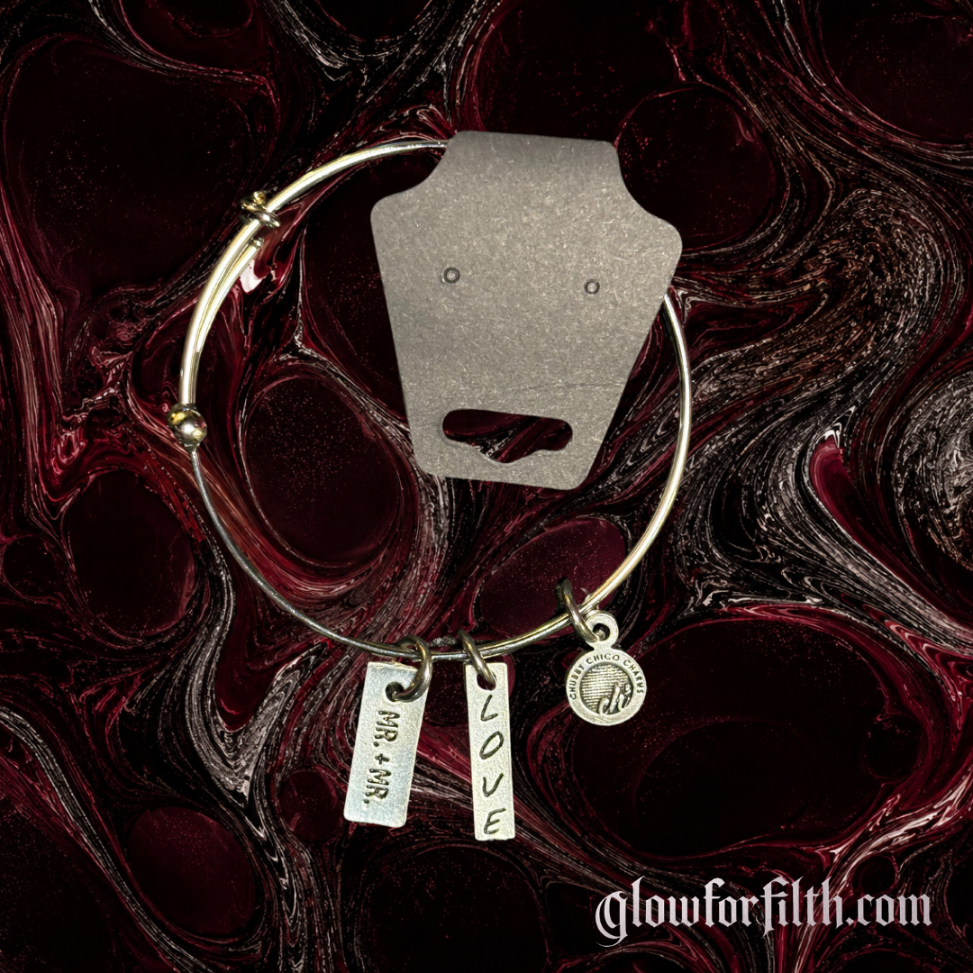 Mr. + Mr. LOVE Charm Bracelet – LGBTQ+ Handmade Pride Bangle