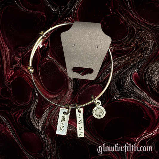 Mr. + Mr. LOVE Charm Bracelet – LGBTQ+ Handmade Pride Bangle