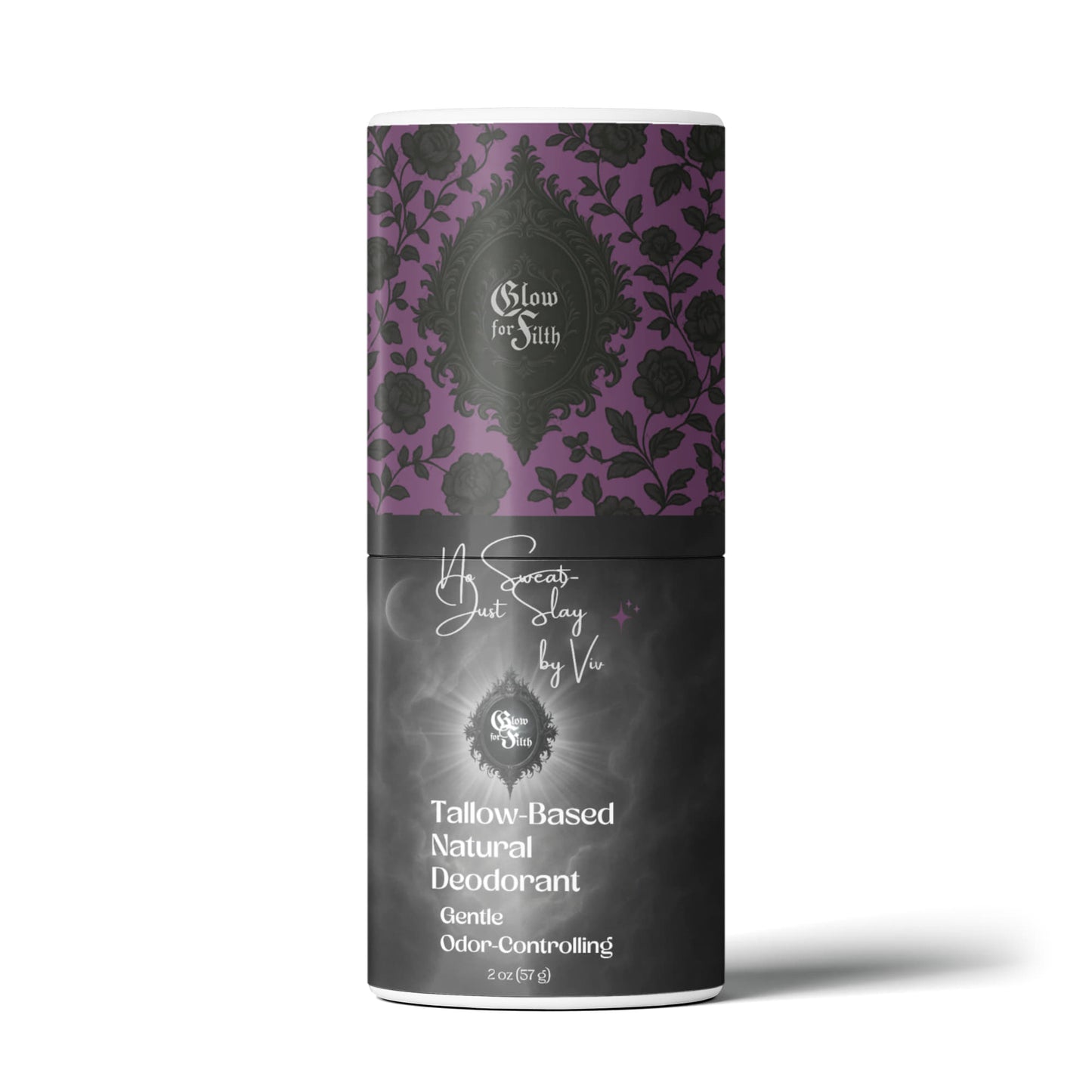 No Sweat, Just Slay — Tallow-Based Natural Deodorant (2 oz Stick)