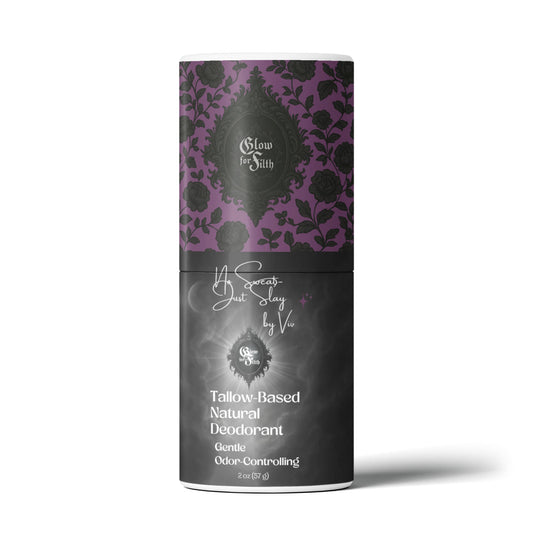 No Sweat, Just Slay — Tallow-Based Natural Deodorant (2 oz Stick)