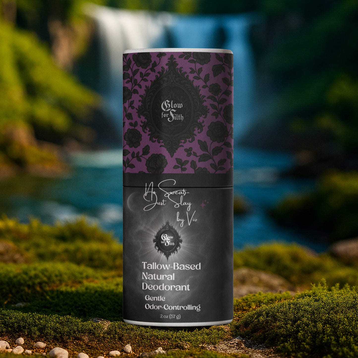 No Sweat, Just Slay — Tallow-Based Natural Deodorant (2 oz Stick)