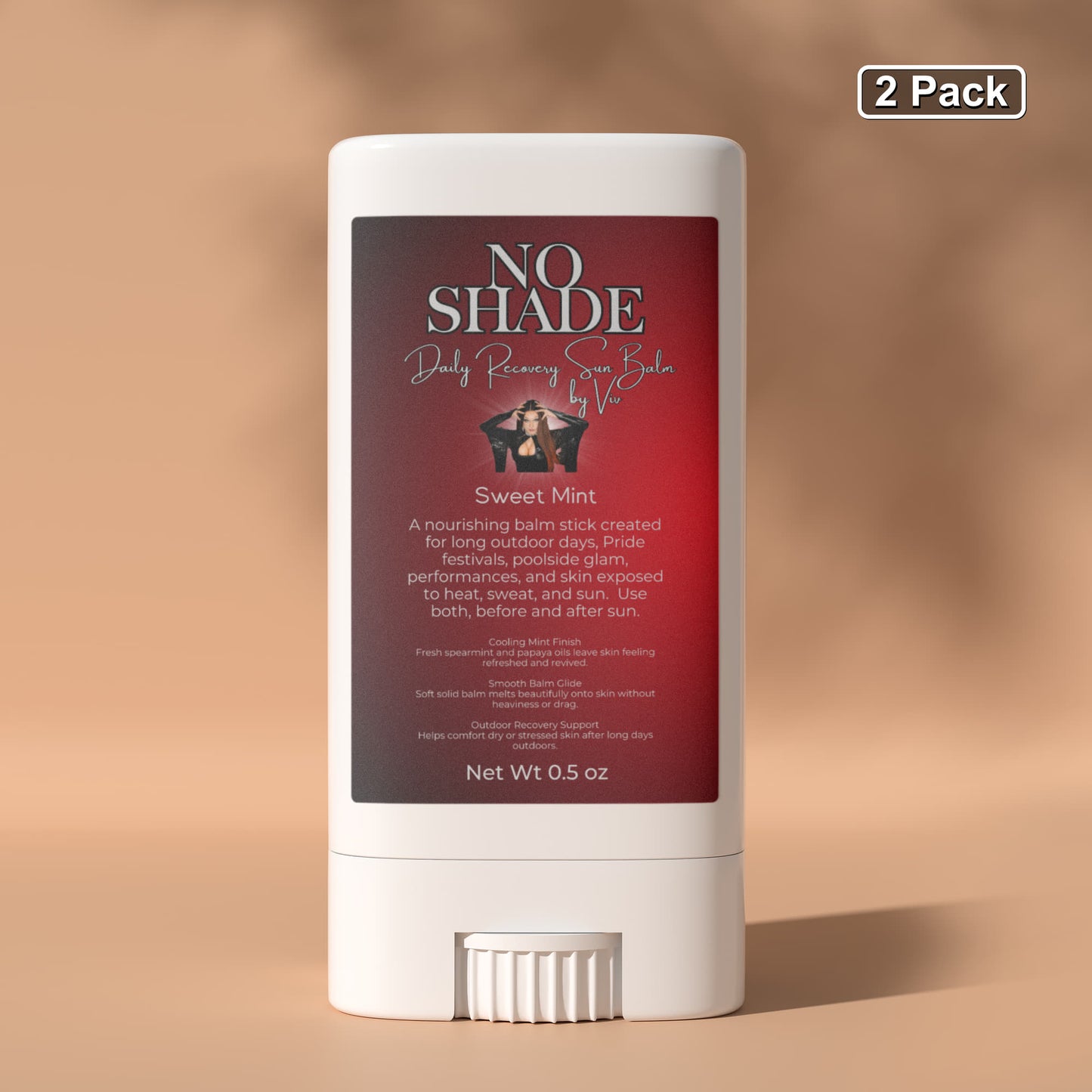 NO SHADE Daily Recovery Sun Balm Sweet Mint by Viv