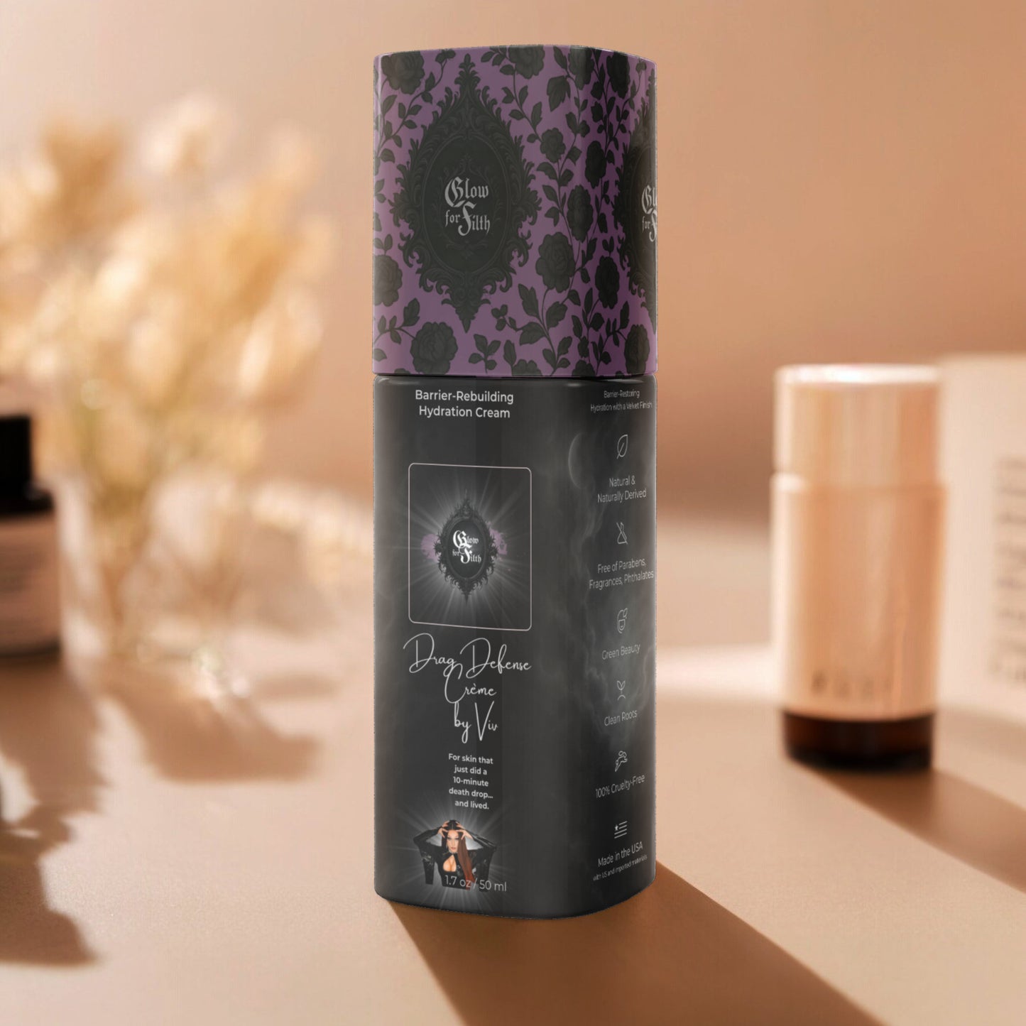 DRAG DEFENSE CRÈME:  Barrier-Restoring Face Cream