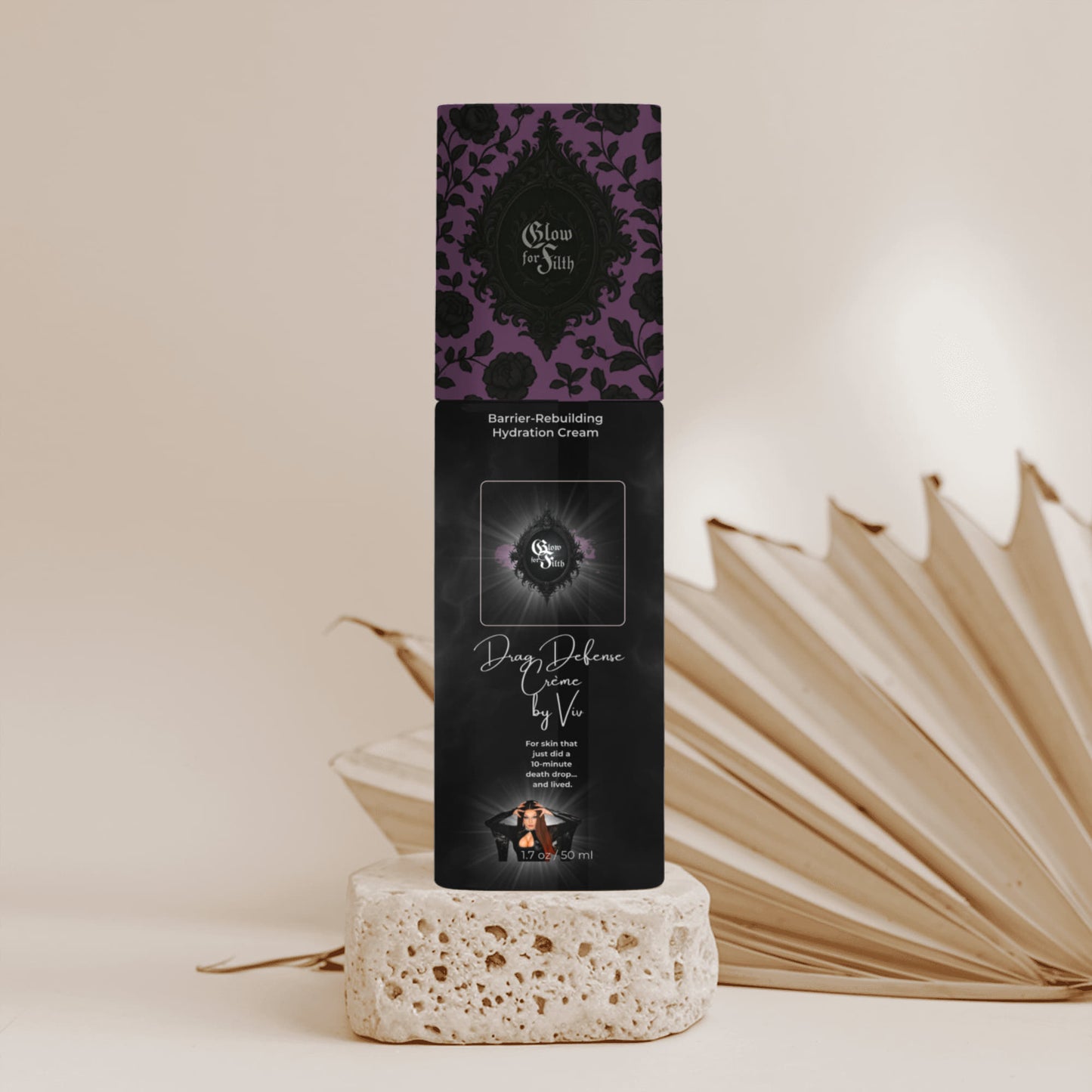 DRAG DEFENSE CRÈME:  Barrier-Restoring Face Cream