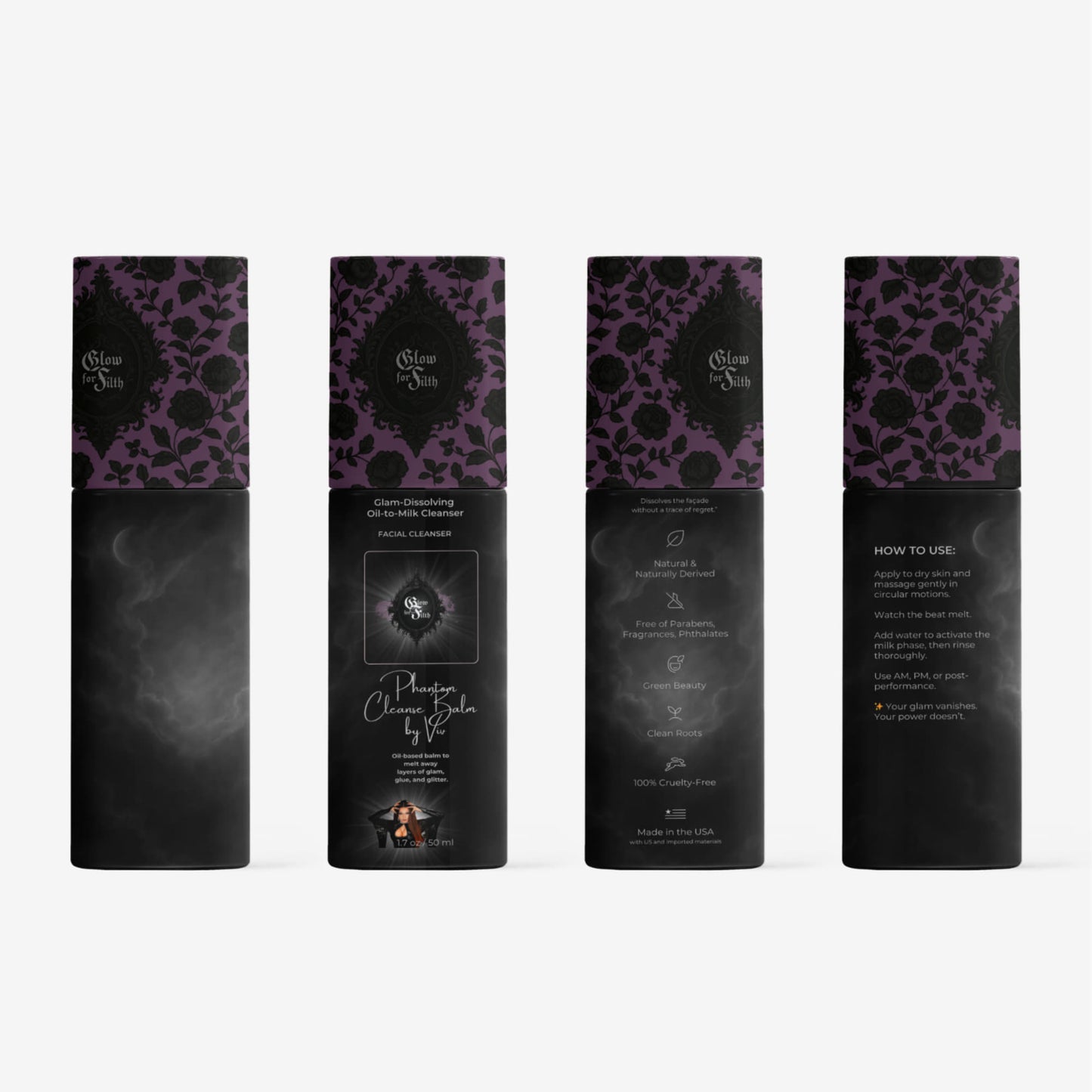 PHANTOM CLEANSE BALM: Glam-Dissolving Oil-to-Milk Cleanser