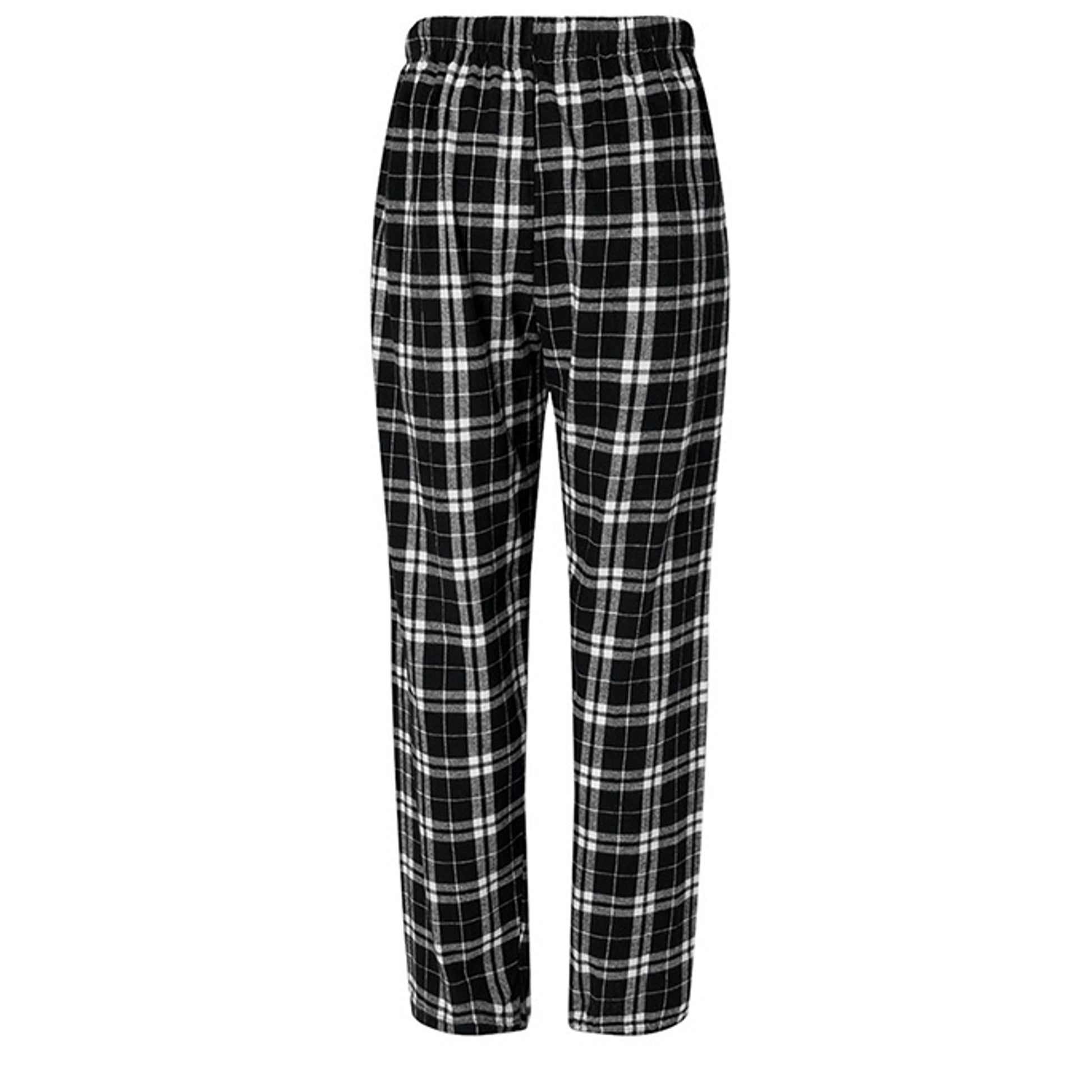 Black/ White Buffalo Plaid - BM6624 - BACK