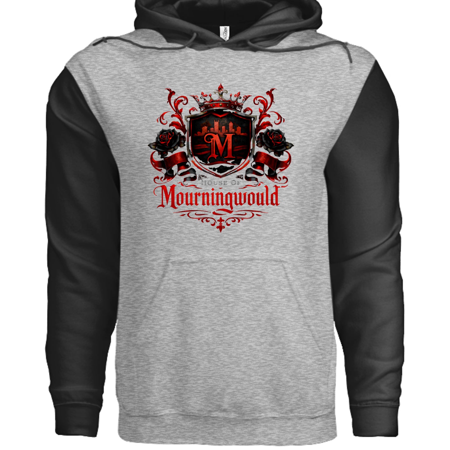 Grey Heather/ Black - IND4000 - FRONT